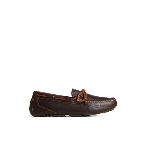 Davenport Pull Up Leather 1-Eye Driver in Brown
