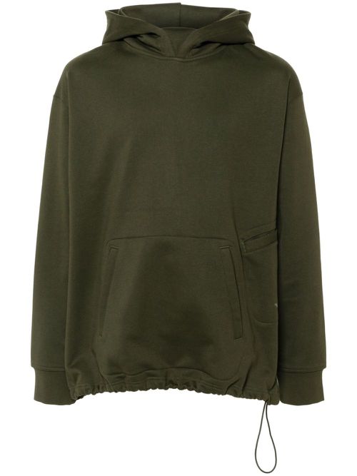 Logo-print hoodie - Green