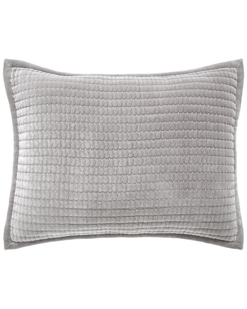Milton Channel Stitched Velvet Coverlet Sham