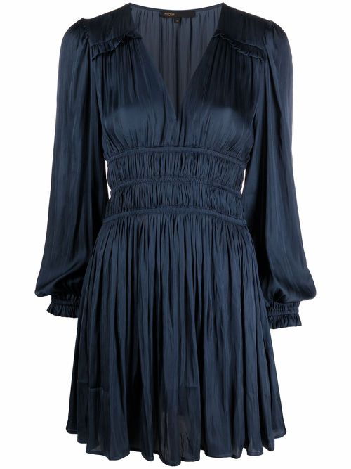 Rianne pleated dress - Blue
