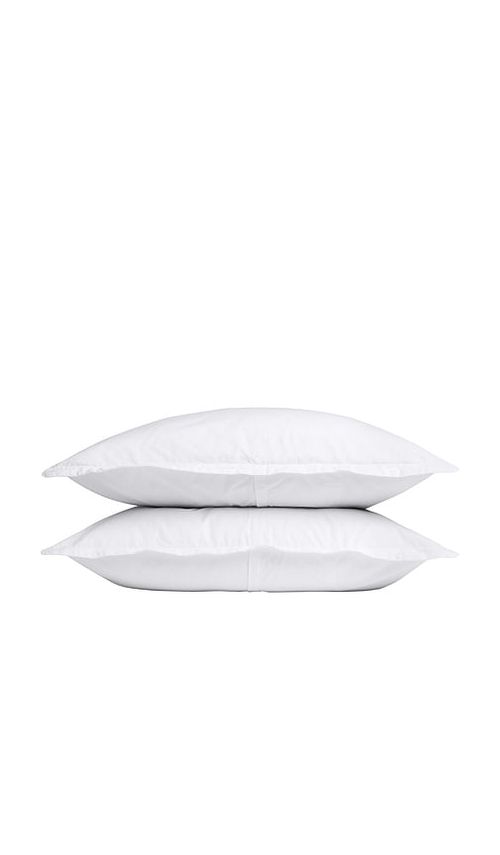Parachute KISSENHÜLLEN-SET BRUSHED COTTON in White. Größe STANDARD. Also in