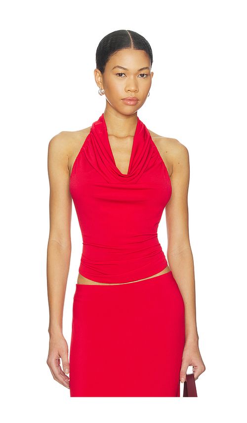 Bella Venice NECKHOLDER-TOP THE ELSA in Red. Größe L. Also in M