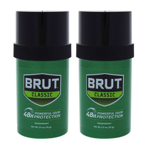 Brut by for Men - 2.5 oz Deodorant Stick - Pack of 2