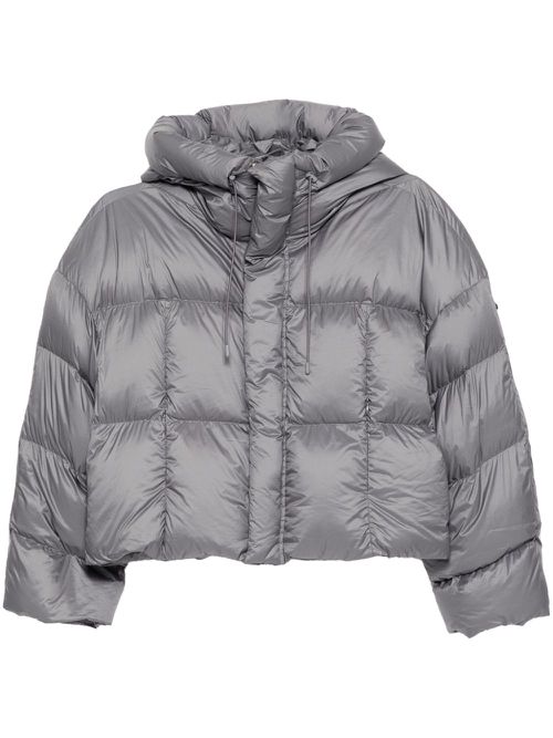 Hooded puffer jacket - Grey