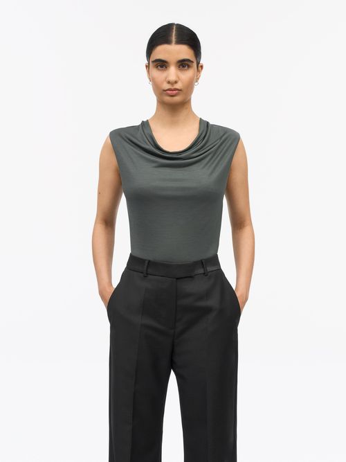 Tiger of Sweden Rollkragenpullover, Army Petrol, 100% Lyocell, Frauen, Größe