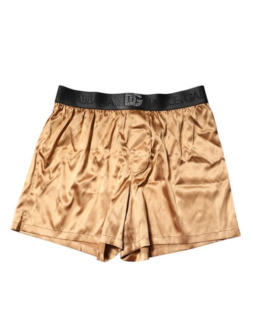 Silk Boxer Brief — Beige