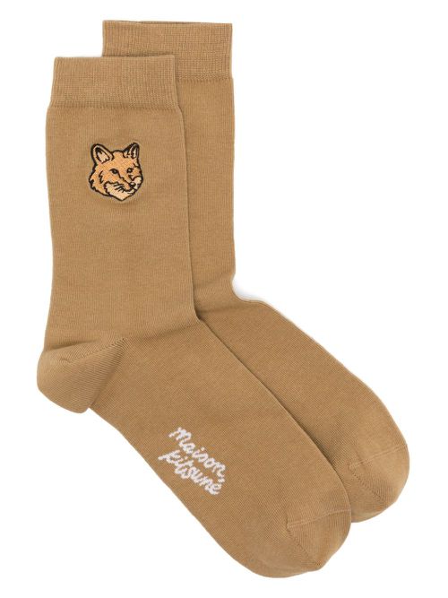 Fox-head socks - Brown