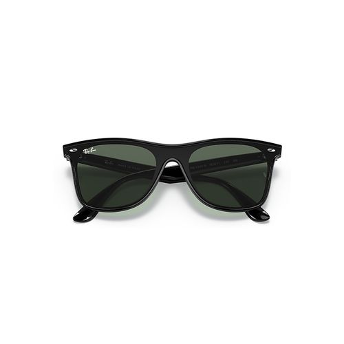 Ray-Ban Blaze Wayfarer Sunglasses Black Frame Green Lenses 01-41