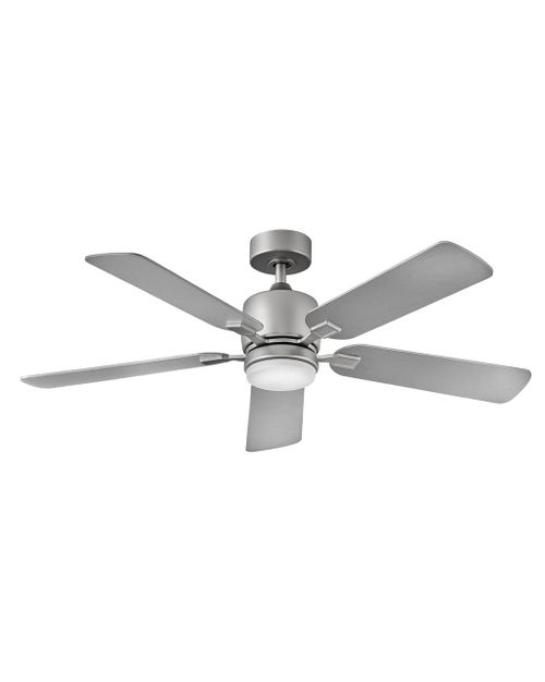 LED 52" Indoor Ceiling Fan in Satin Stee