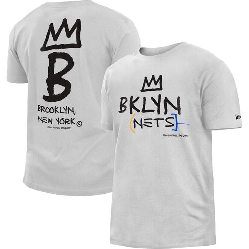 Men's White Brooklyn Nets 2022/23 City Edition Brushed Jersey T-Shirt