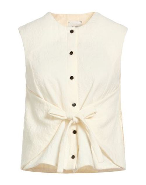 Chocolat Woman Shirt Ivory Size 2 Virgin Wool