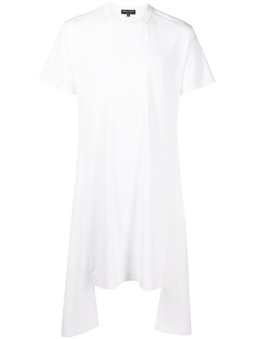 Asymmetric oversized T-shirt - White