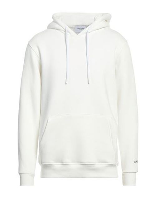 Man Sweatshirt White Size XL Polyester, Cotton