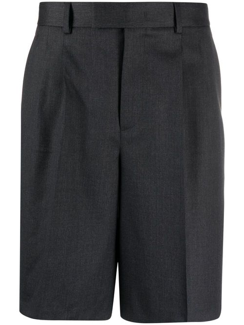 Valentino Garavani stripe-detail knee-length shorts - Grey