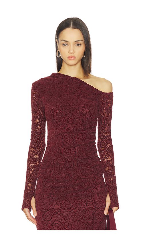 NIA Cleo Top in Burgundy. XS. Also in