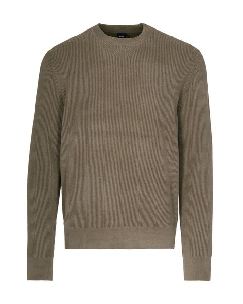 Taupe Crew Neck Sweater