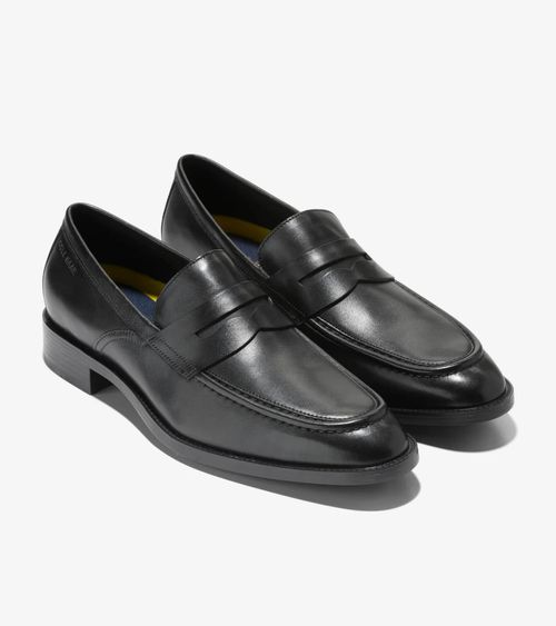 Hawthorne C33223 Penny Loafer Men's US 13 Black Leather Shoes ZOGG240