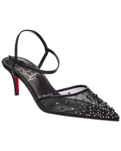 Logo Leather Pump