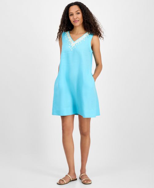 macy's light blue dress Macy Chiffon Adjustable Bridesmaid Dress main image 1