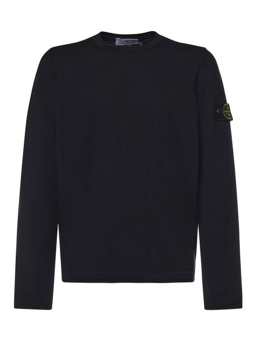 Cotton And Nylon Sweater With Logo