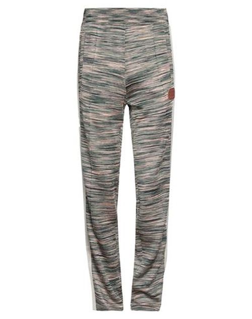Man Pants Green Size L Viscose, Polyamide, Polyester, Leather