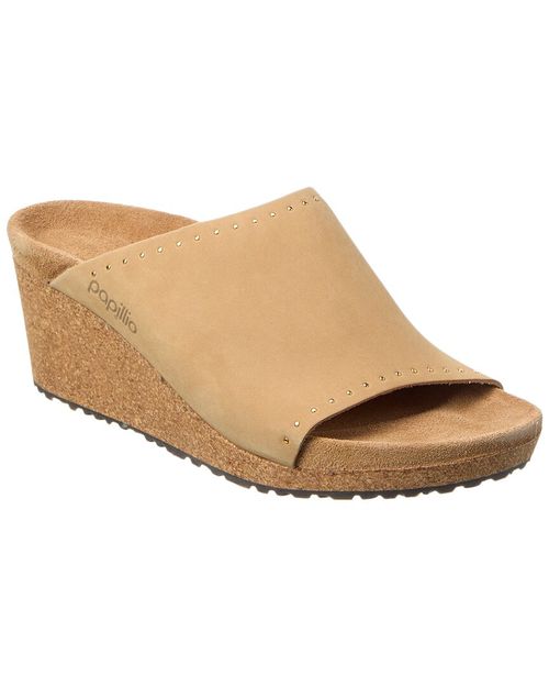 Papillio By Birkenstock Namica Rivets Narrow Leather Wedge Sandal