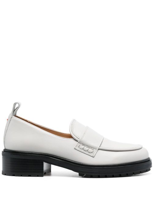 Ruth 40mm round-toe loafers - Grey