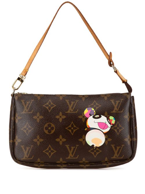 2004 Takashi Murakami Monogram Panda Pochette Accessoires shoulder bag - Brown