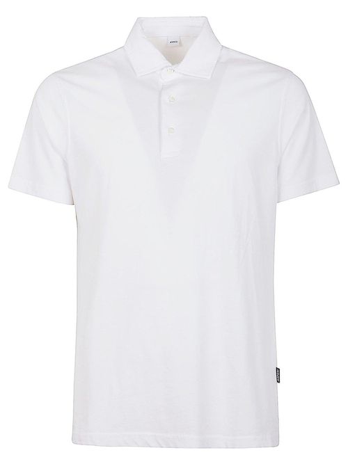 Buttoned Short-sleeved Polo Shirt
