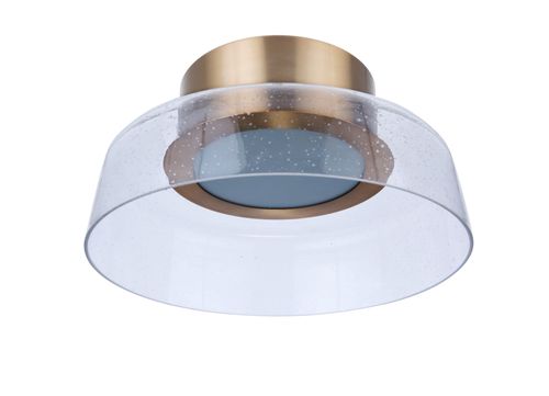 Satin Brass LED Flushmount from the Centric Collection