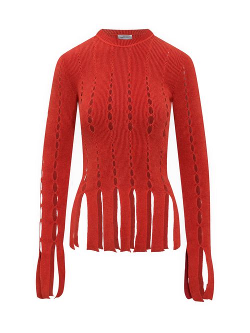 Cut Out Knitted T-shirt