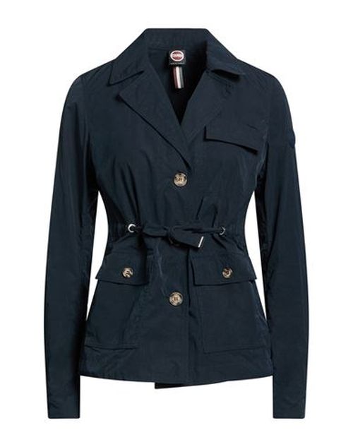 Woman Jacket Navy Size 10 Polyester, Cotton, Polyamide