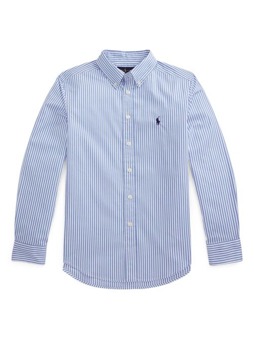 Striped cotton shirt - Blue