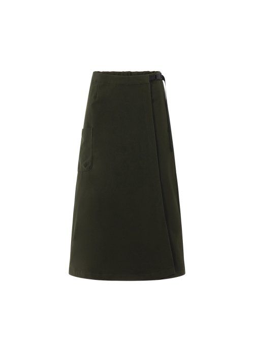 OG Alpha Wrap Skirt-Khaki