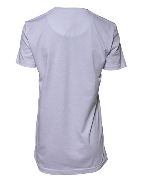 Crew Neck Cotton T-Shirt — White