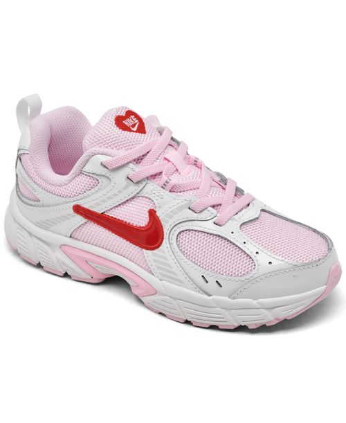 Little Kids V5 Rnr Casual Sneakers from Finish Line - White, Pink