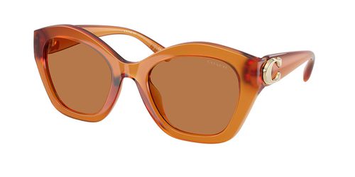 Coach HC8421U CAD31 564773 Women’s Sunglasses Orange Size 54
