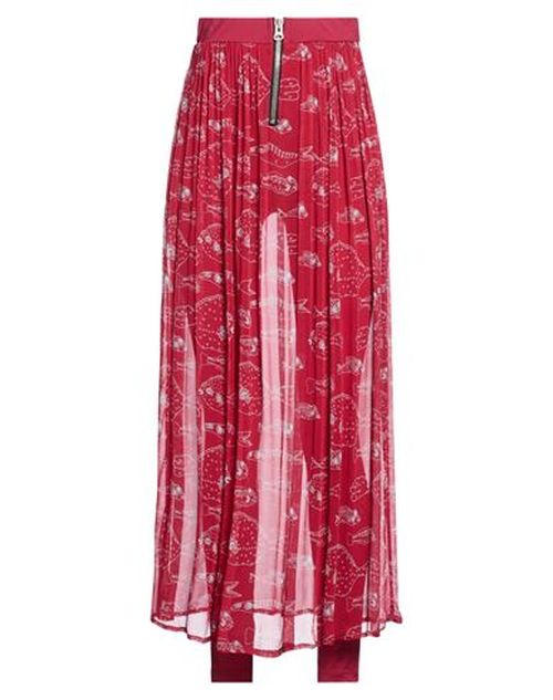 Woman Midi skirt Brick Size 6 Viscose