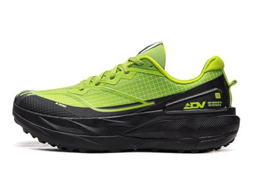 LI-NING DI LU 3 Men's Trail Running Shoes High Rebound Cross-Country Sport Sneakers Black US