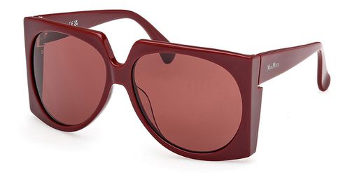 Max Mara MM0133 69S Women's Sunglasses Burgundy Size 61
