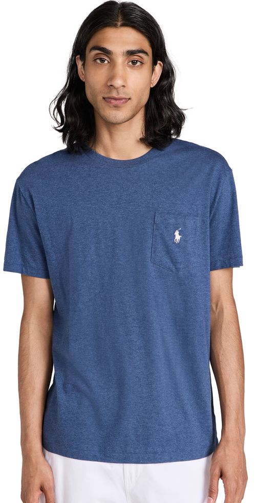 Classic Fit Pocket Tee Derby Blue Heather