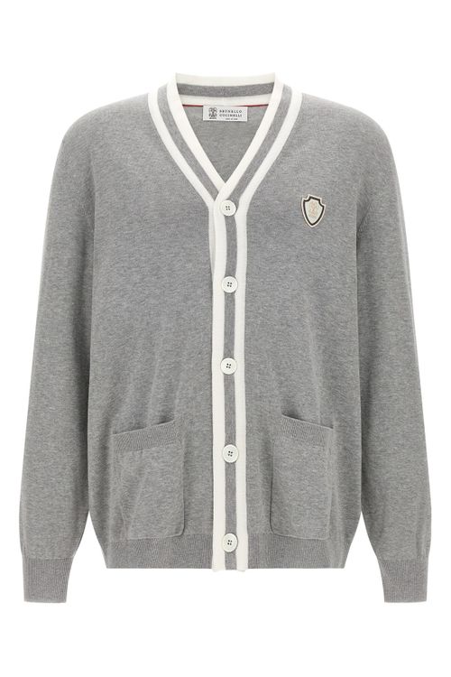 Heraldic Logo Cardigan