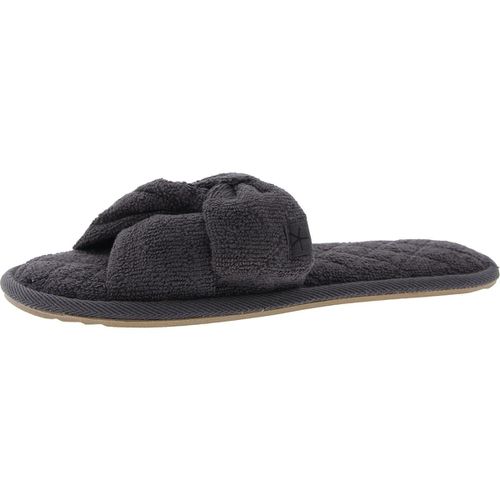 Towel Terry Womens Solid Cotton Slide Sandals