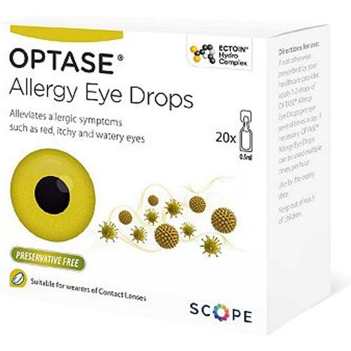 OPTASE Allergy Eye Drops 20 x 0.5ml
