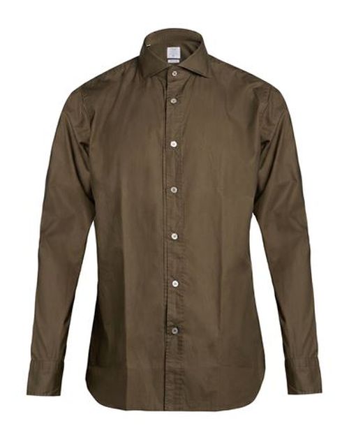 Man Shirt Military green Size 15 ½ Cotton