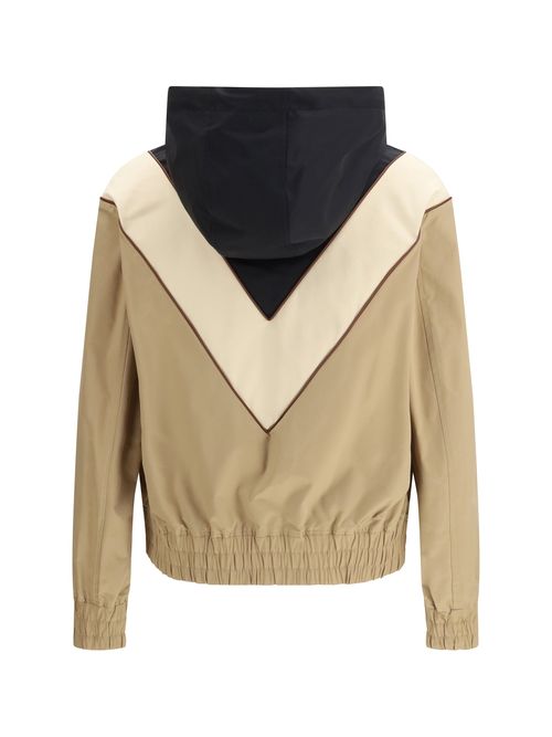 VLogo Hooded Windbreaker Jacket — Multicolor