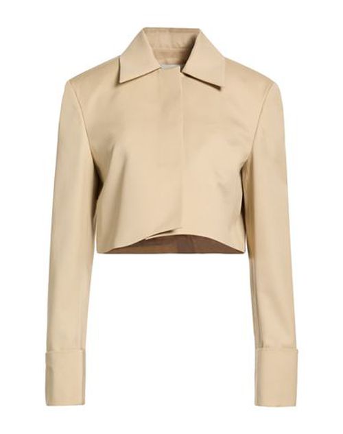 Woman Jacket Beige Size L Wool