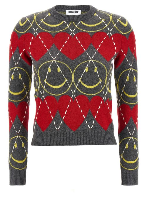 Multicolor Smiley sweater