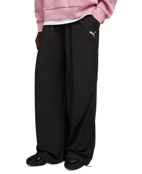 Men's Wardrobe Essential Oversized Parachute Pants - Black