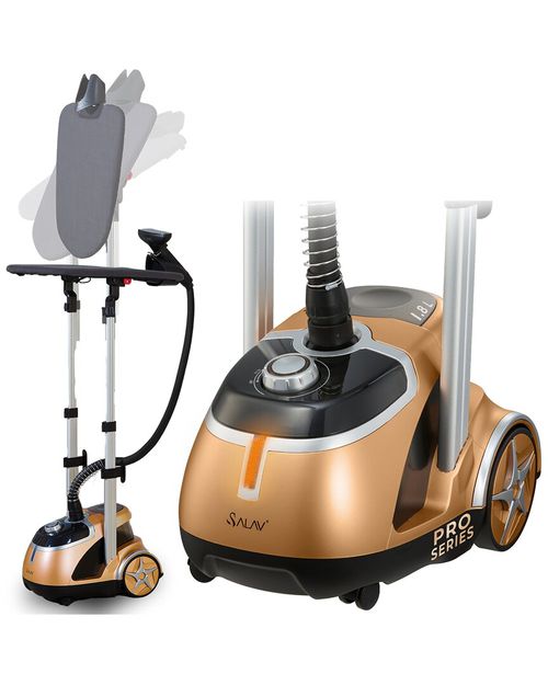 Professional Garment Steamer with Dual Bar & Ironing Board